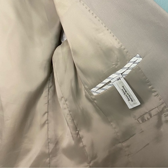 J. Crew Beige Two Button Blazer Size 2 - Picture 4 of 8